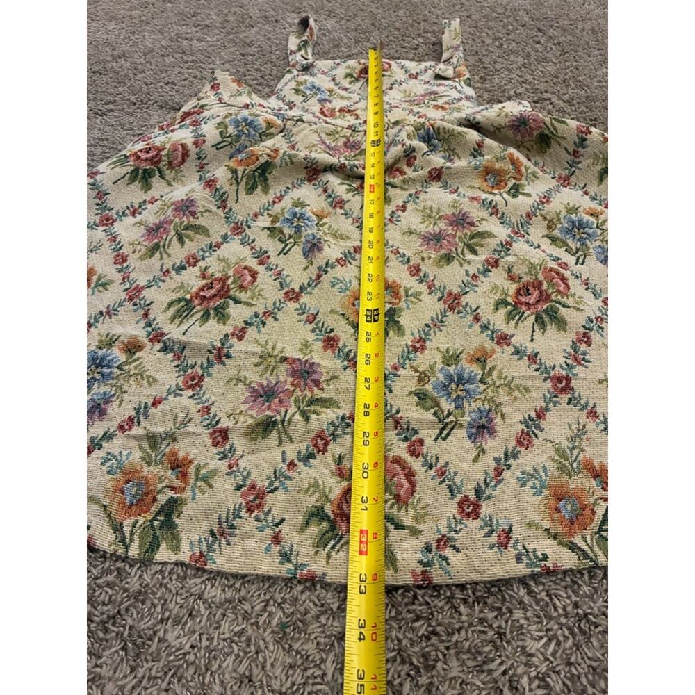 Polagram Floral Tapestry Mini Apron Unique Cottagecore Grandma Nostalgic Fun - Picture 12 of 16